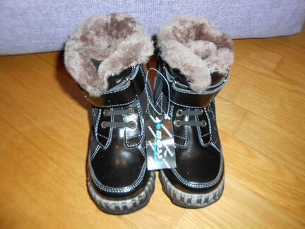Ботинки новые Натуральная кожа и натуральный мех