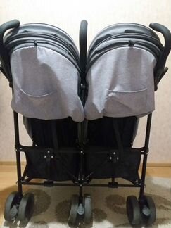 Коляска-трость для двойни Indigo Duet