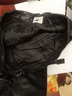 Кожаные штаны мужские большой размер