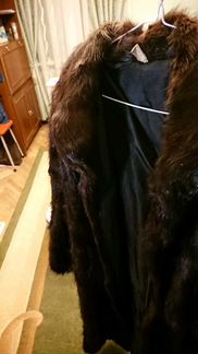 Шуба нутрия с дефектами