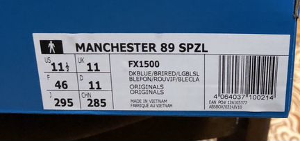 Adidas manchester 89 (46 EUR)