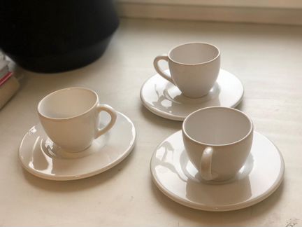 Кофейные чашки и блюдца Asa Selection. 5 шт