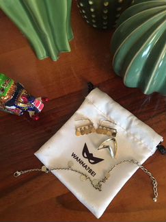 Серьги, браслет “wannabe”