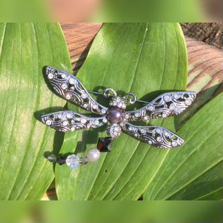 Брошь «Swarovski» Стрекоза