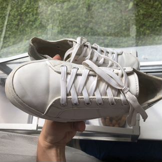Кроссовки Pull&Bear белые на платформе
