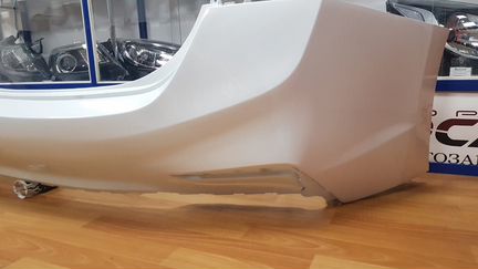 Бампер Задний белый Хендай Солярис 2017 2020