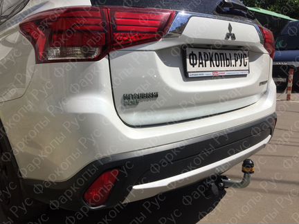 Фаркоп оцинкованным шаром на Mitsubishi Outlander