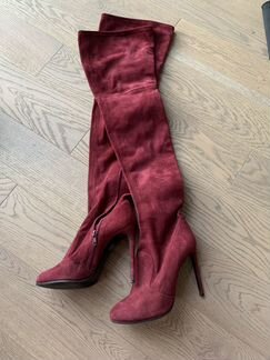 Сапоги ботфорты Замшевые vivendi