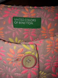 Пальто Benetton на девочку новое рост 146-152