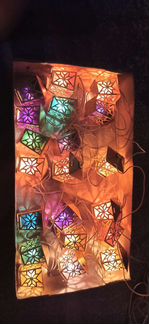 Электрогирлянда периода СССР Золотой Фонарик