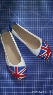 Балетки. Обувь ручной работы новые.Hand made