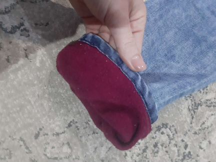 Джинсы утепленные на флисе