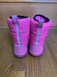 Детские сапоги дутики crocs размер C8