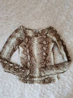 Новая блузка Coton под питона р.XS