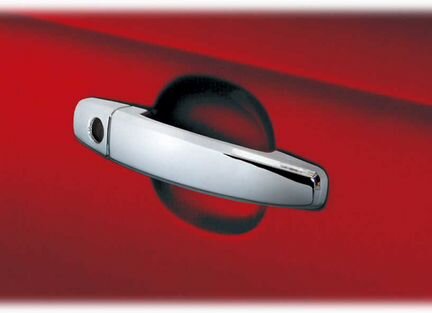 Накладки на ручки дверей Шевроле Авео 06