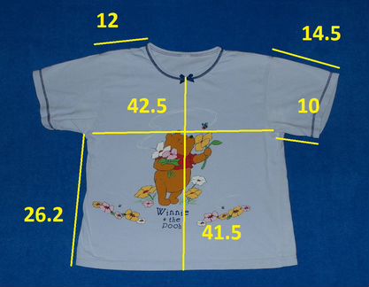 Футболка с коротким рукавом, 140-146 см