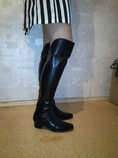 Ботфорты натуральная кожа, утепленные