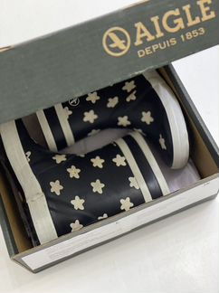 Детские сапоги из каучука aigle Lolly Pop Print 21