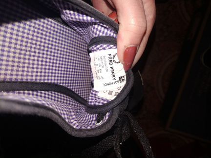 Кеды fred perry