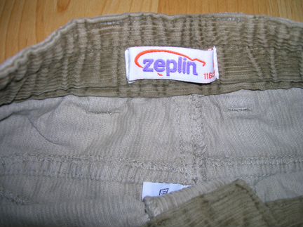 Вельветовые штаны Zeplin р.116