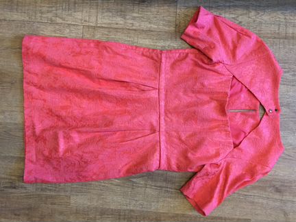 Платье коралловое