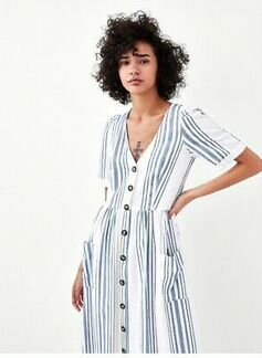 Платье Zara (+ сумочка + босоножки + шляпа)