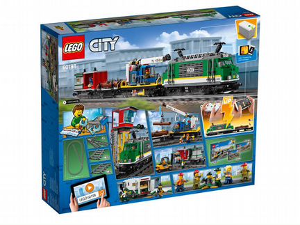 Lego city 60198 товарный поезд