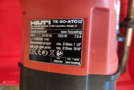 Hilti TE 60 - ATC02