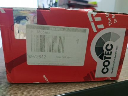 Колодки тормозные задние TRW GDB1844 для opel