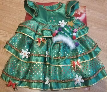 Платье Ёлочка размер 110