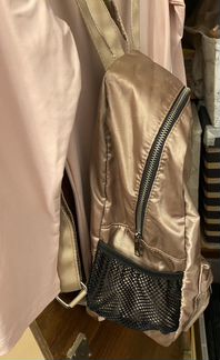 Рюкзак атласный house бежевый шёлковый сатиновый б