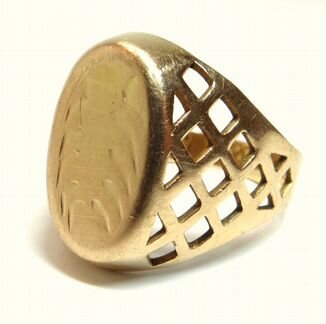 Золотое кольцо Советского производства 583 пробы