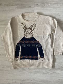 Свитер оверсайз с принтом