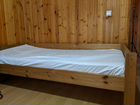 Кровать из массива дерева с матрасом производства
