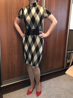 Платье с люрексом