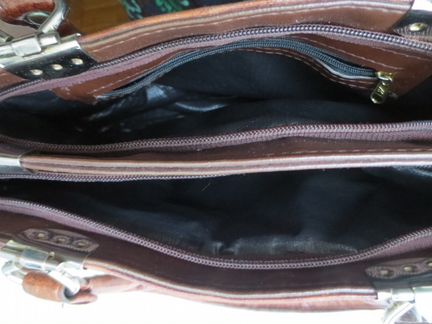 Сумка из кожи козы