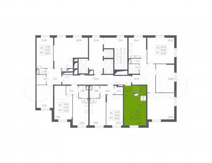 Квартира-студия, 26.4 м², 20/23 эт.