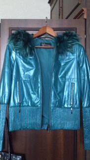 Женская куртка из натуральной кожи