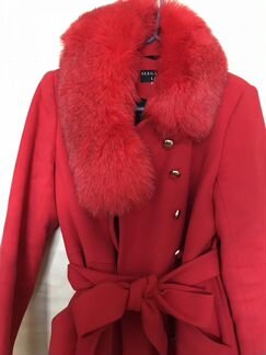 Драповое утеплённое пальто демисезонное