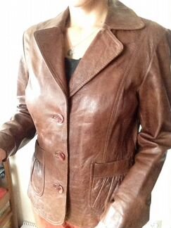 Кожаная женская куртка (натуральная)