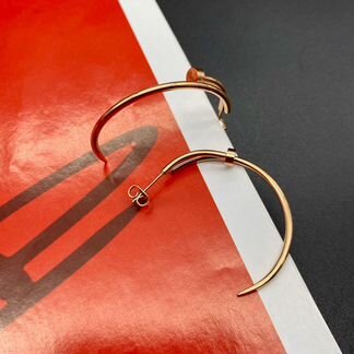 Серьги cartier гвоздь
