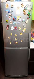 Холодильник LG LG GA-B379ulca металлик, No Frost