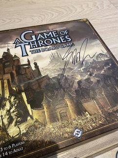 Коллеционное издание The Game of Thrones с автогра