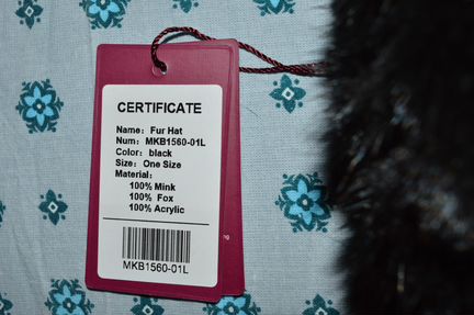 Роскошная теплая норковая шапка с песцом натуральн