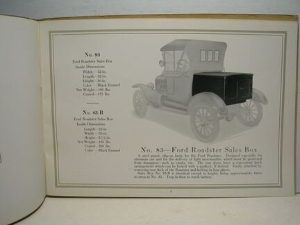 Брошюра Коммерческие Кузова Форд оригинал 1925 год