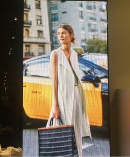 Медиаэкран - led вывеска для магазина 2.4х1 метр