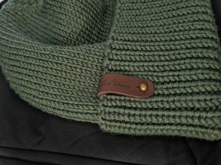 Шапка из мериносовой шерсти