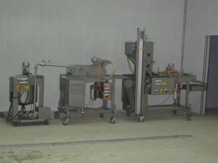 Машины для нанесения льезона и панировки Alco