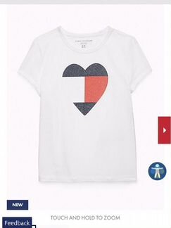 Футболка новая Tommy Hilfiger для маленькой модниц