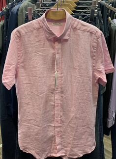 Рубашка мужская Castello d,Oro (лён)